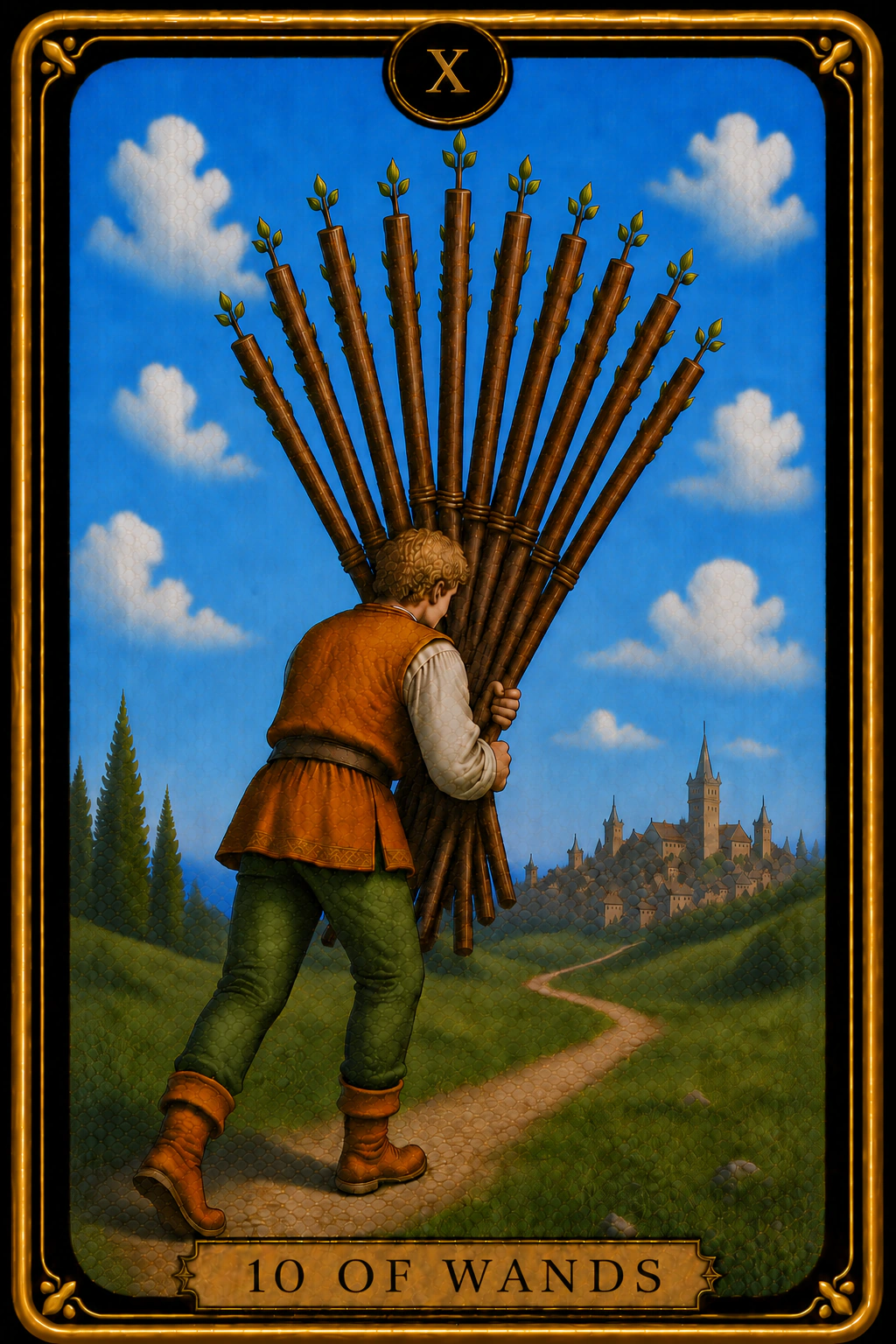 Dieci di Bastoni